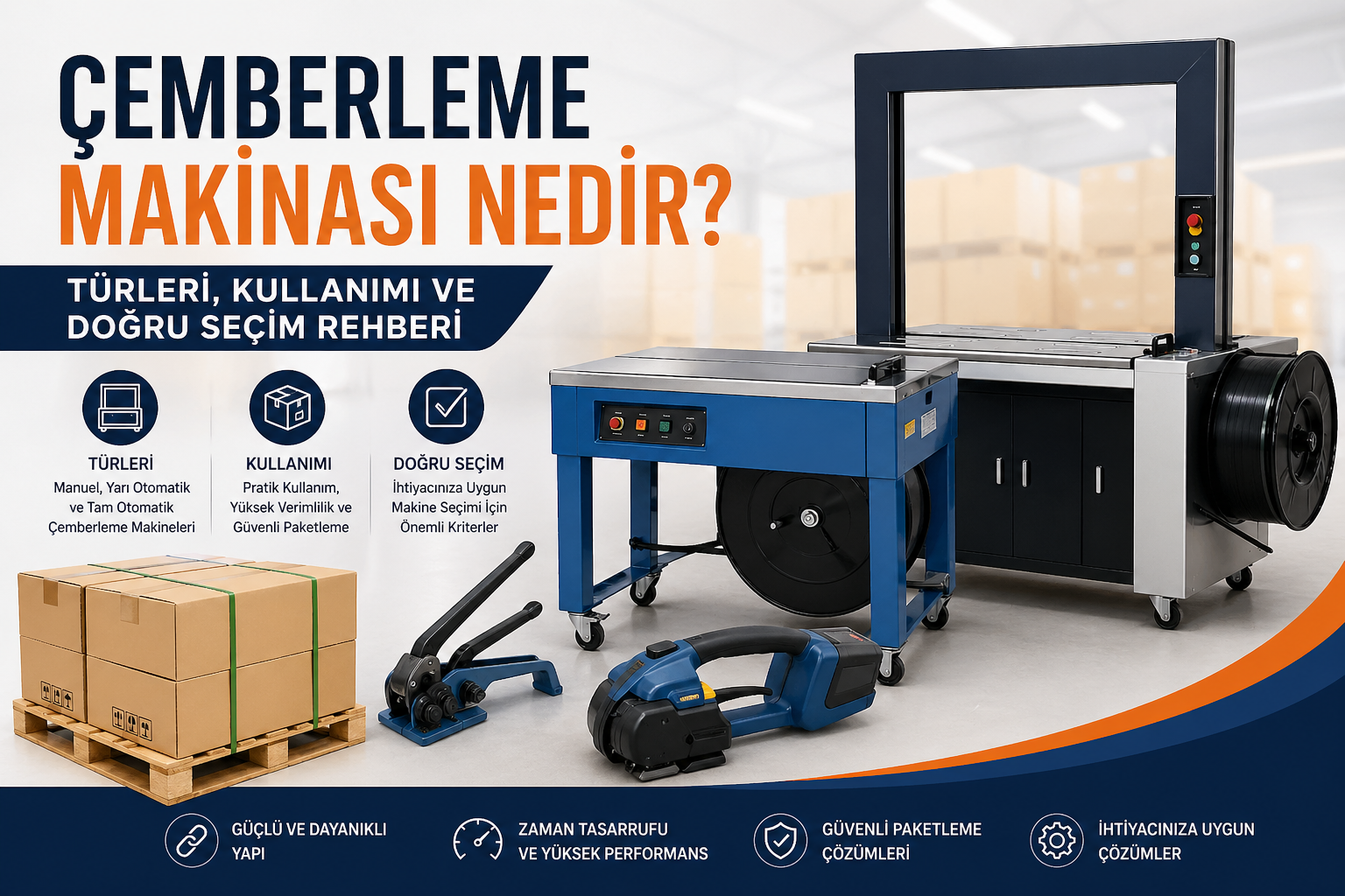 Çemberleme Makinası Nedir? Türleri ve Doğru Seçim